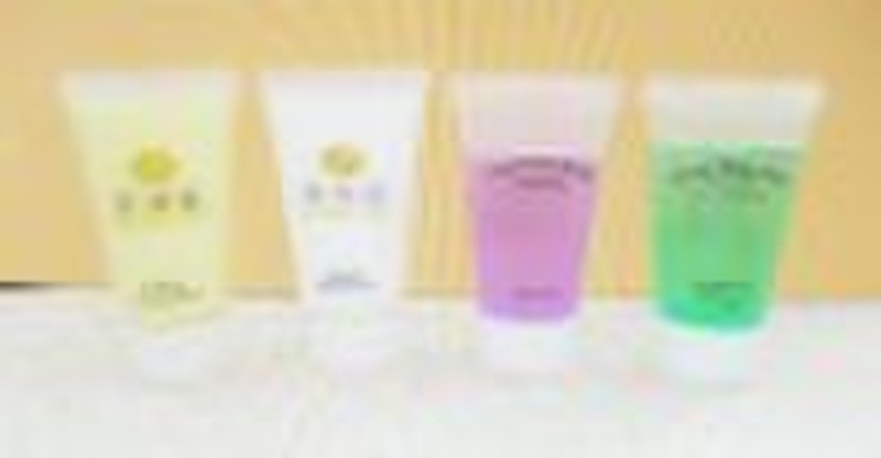 hotel shampoo, bath gel, body lotion, hair conditi