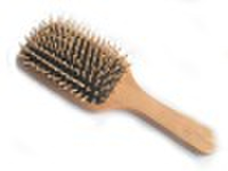 Professional Massage Wooden Hair Brush (TF10)