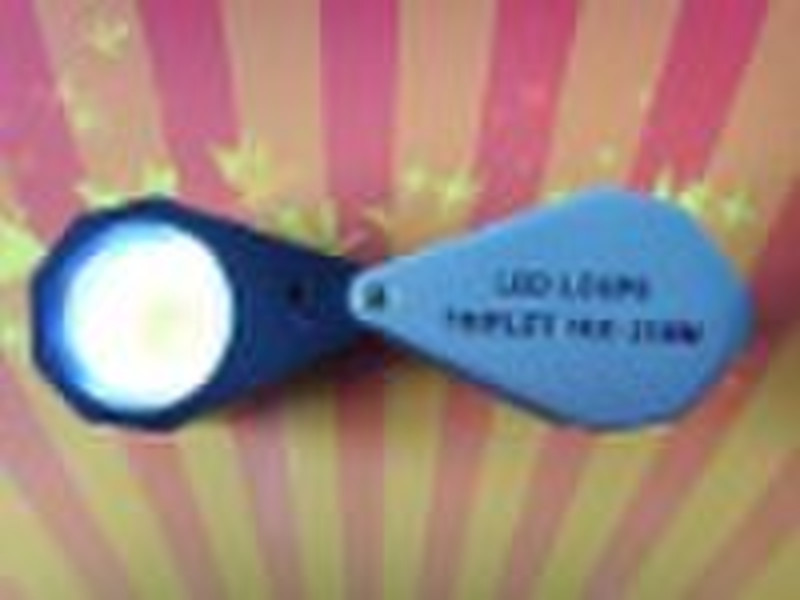 Led magnifier 10x