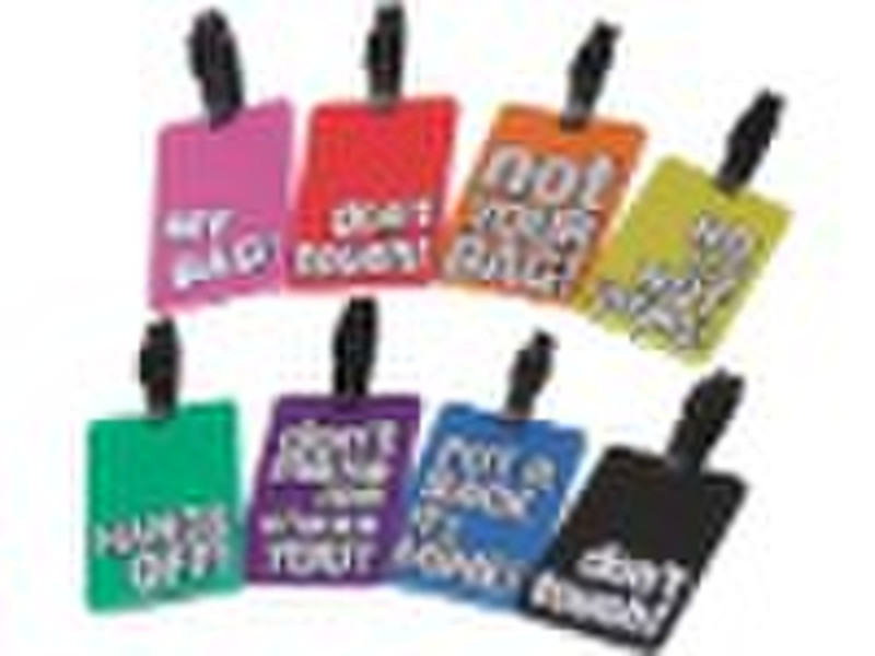 PVC luggage tag