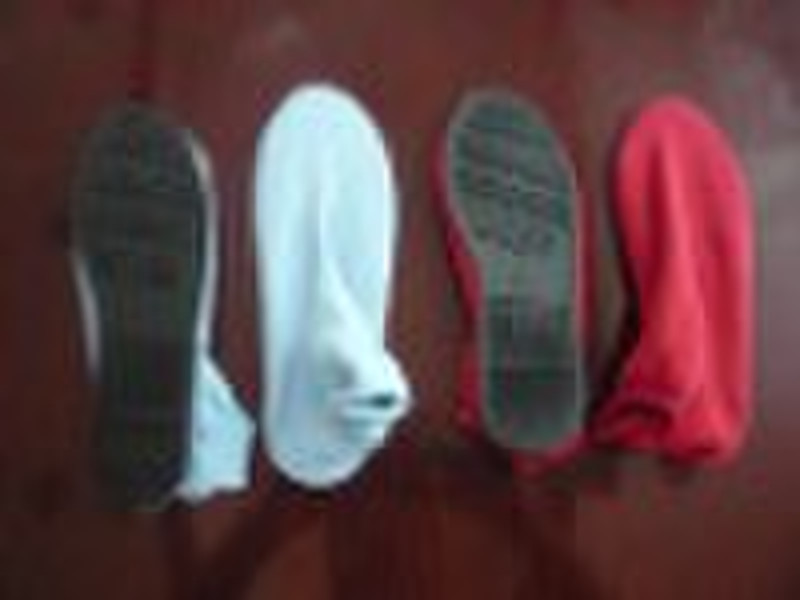 Rubber-solded slipper socks
