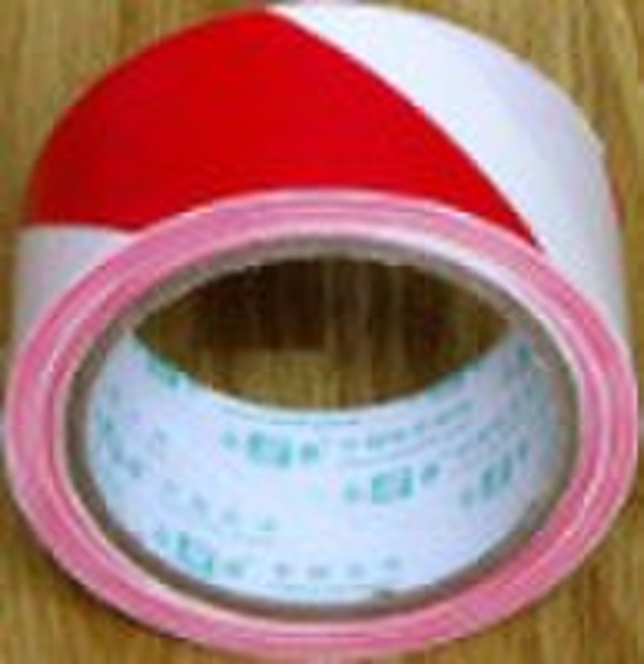 PVC Warnband (rot-weiß)