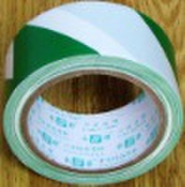 PVC Warnband (grün und weiß)