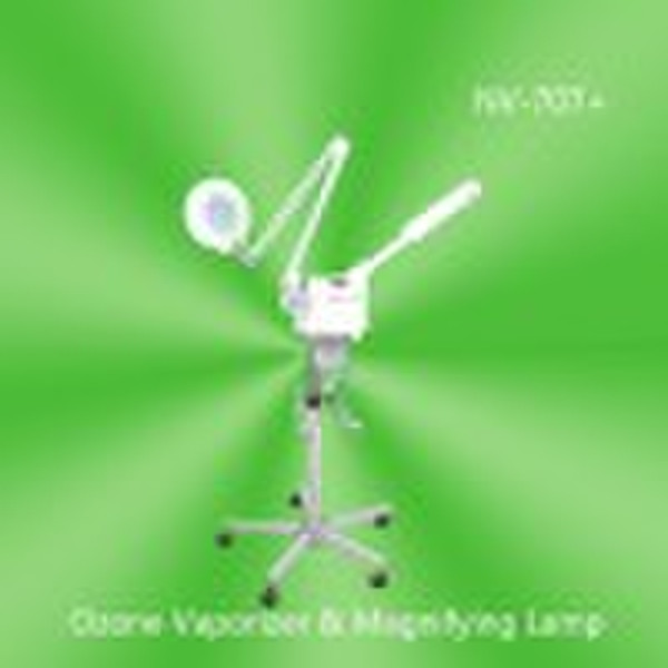 2 in 1 ozone vaporizer with magnifying lamp