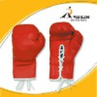 lace-up boxing gloves