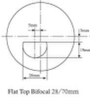 Bifocal lens-Round top,Flat top & Blended top