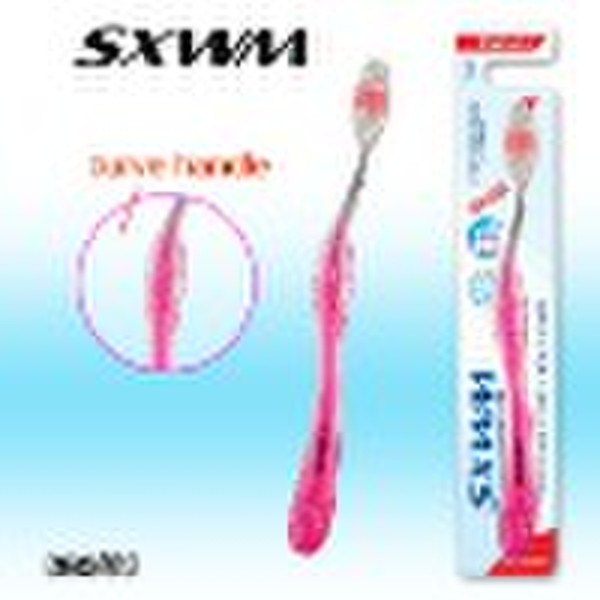 Coloured transparent toothbrush