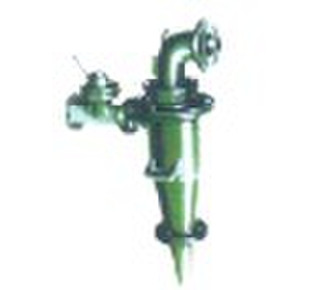 Cyclone/hydrocyclone/JAX polymer hydraulic cyclone