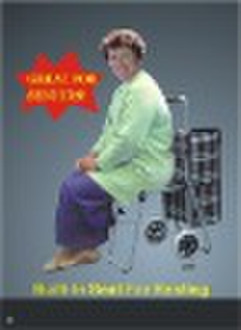 shopping trolley with seats/ trolley carrier