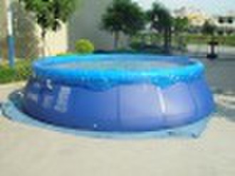 Round  swimming pool