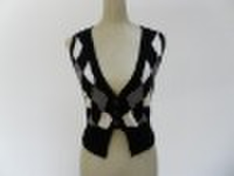 lady knitted Waistcoat