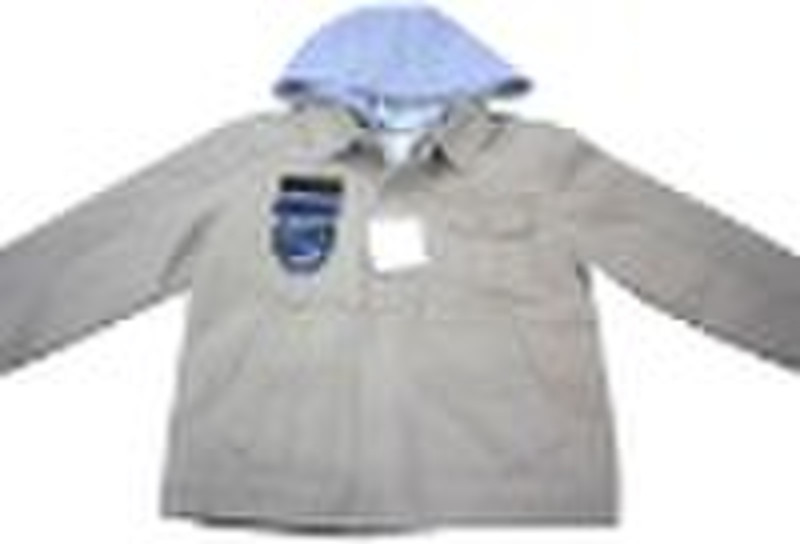 Cool 100% cotton canvas boys winter coat size 70-1