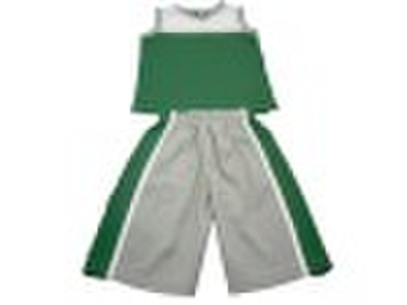 Cool green sleeveless boys sports wear kids clothe