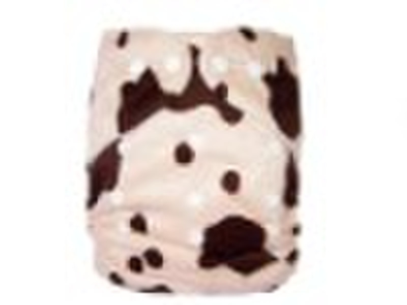 ALVA animal pattern printed cloth diaper