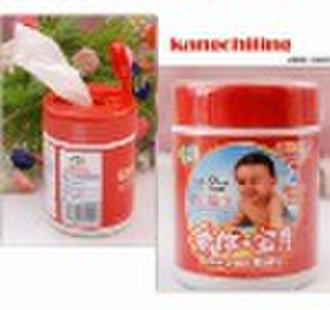 60pcs canister  baby wipes