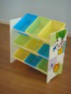 child wooden toy organizer