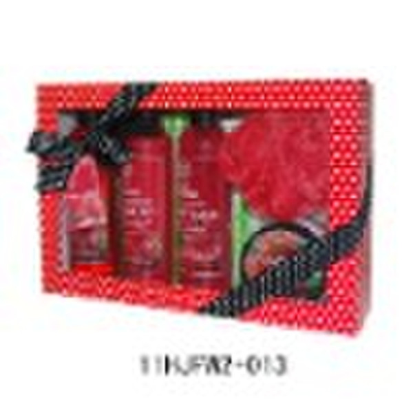 Hot Red Bath Gift Box