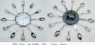 cutlery clock