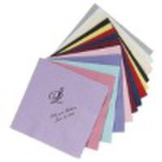 color paper napkin