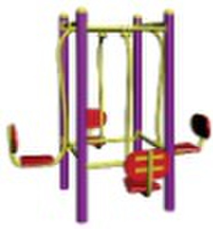 steel outdoor fitness equipment for legs training