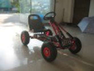 children's pedal go kart with Inflated tires