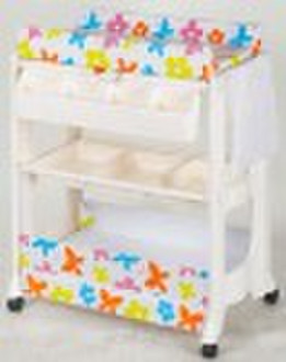 LHX-003 Pink flower baby changing table has pass E