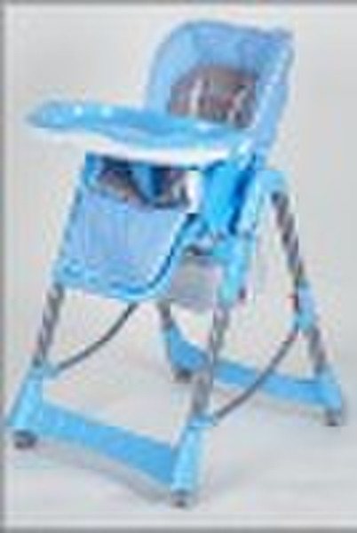 LHB-009 baby plastic high chair with cushion