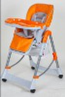 LHB-009 chaildren feeding high chair in orange wit