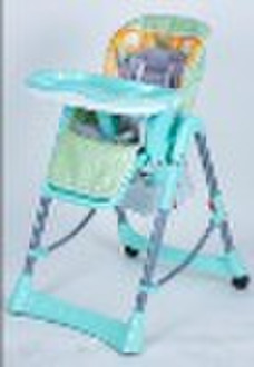 LHB-009 baby high chair with green bear