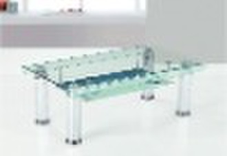 bend glass tea table