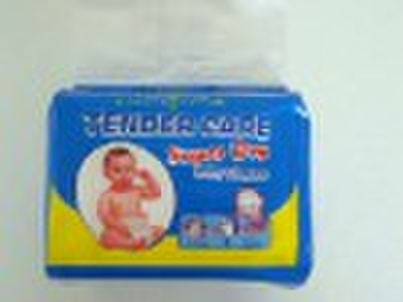 disposable baby diaper with velcro tape