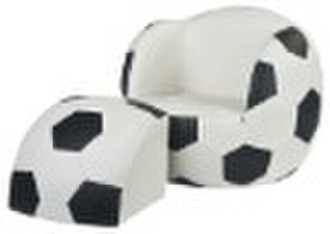 (Kinder Sofa) -Kind Fußball Sofa mit Hocker