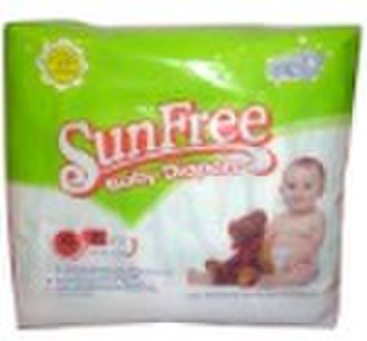 Super breathable baby diaper