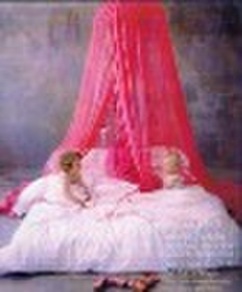 with Lace / Iron Ring Round mosquito netting