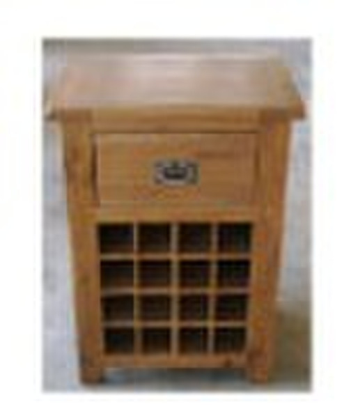 Wooden Table Wine Rack