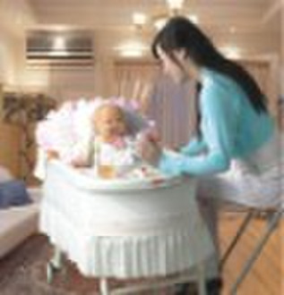 automatic swing baby crib