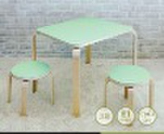 bentwood with melamine top children dining sets fu