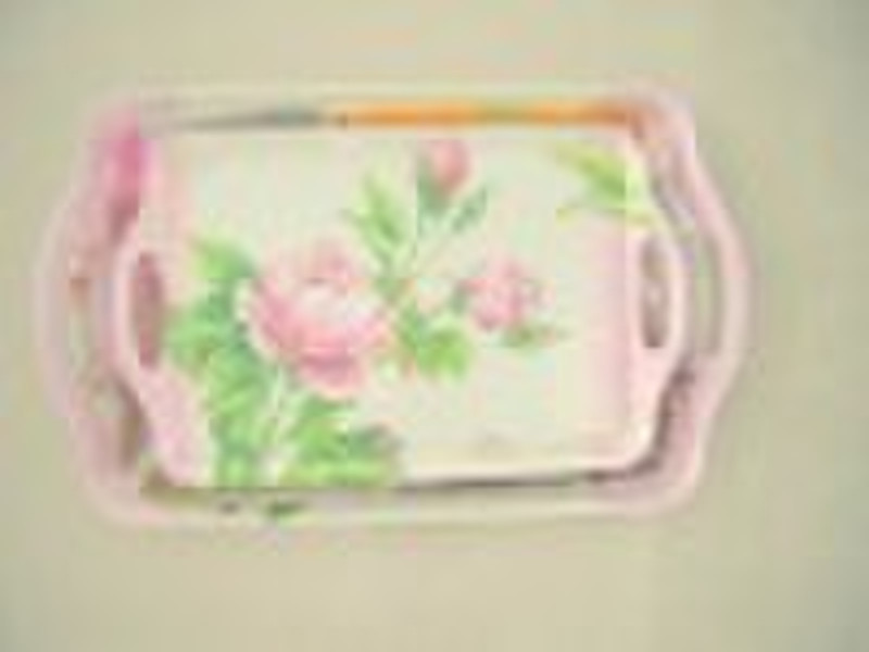 3pcs melamine  tray set