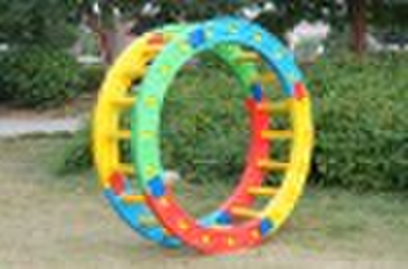 Children plastic quarter circle game toy