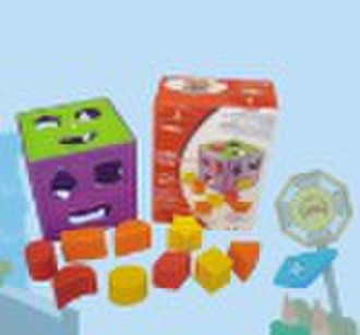 plastic educational building toy