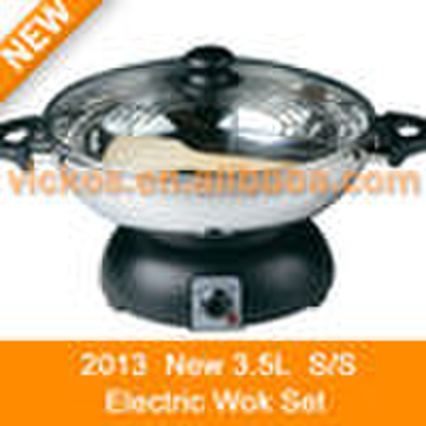 Electric S/S wok