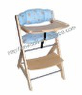 Wooden Baby High Chair