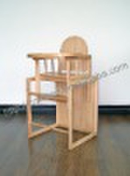 Wooden Baby High Chair