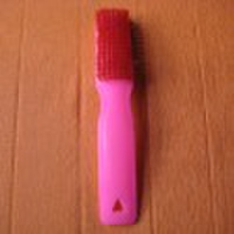 Plastic shoe brush