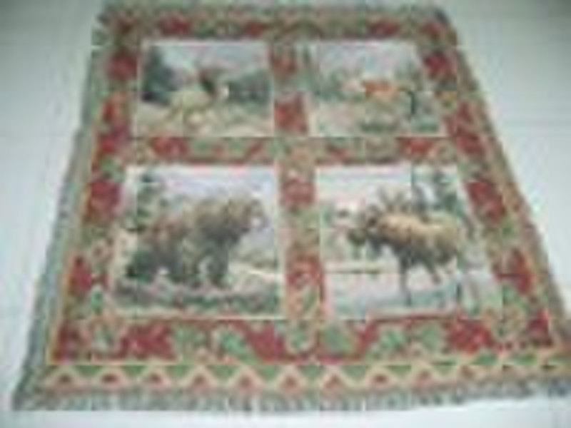 jacquard throw blanket