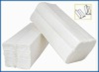 2-ply white C-fold hand towels