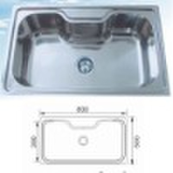 New big single bowl sink AP8050C