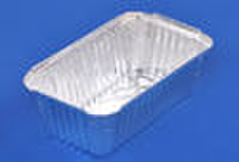 oblong aluminum foil container