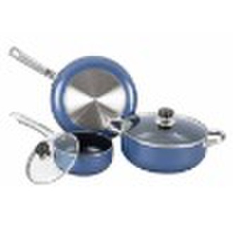 5pcs aluminum non-stick cookware set