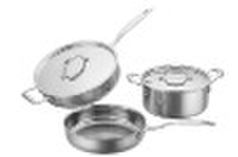 BOERMEI 4pcs  tainless steel cookware sets